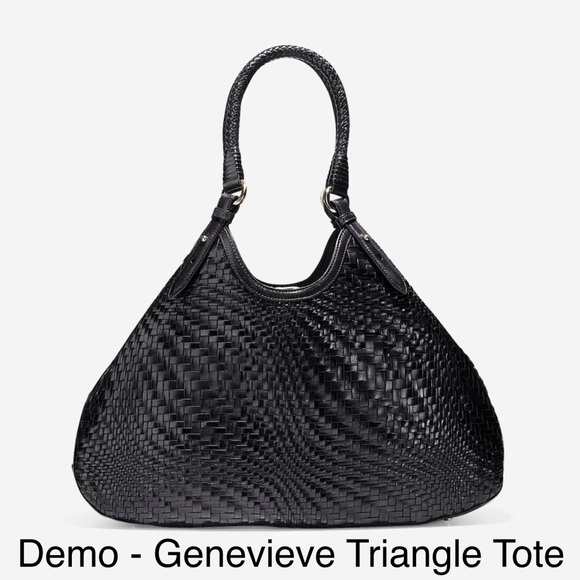 Cole Haan Pebbled Leather Triangle Tote - Picture 1 of 8